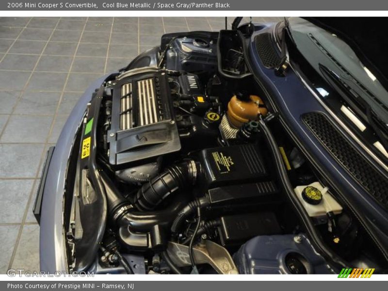 Cool Blue Metallic / Space Gray/Panther Black 2006 Mini Cooper S Convertible
