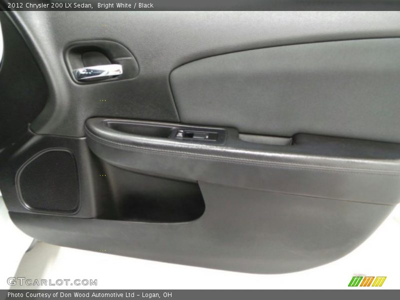 Bright White / Black 2012 Chrysler 200 LX Sedan