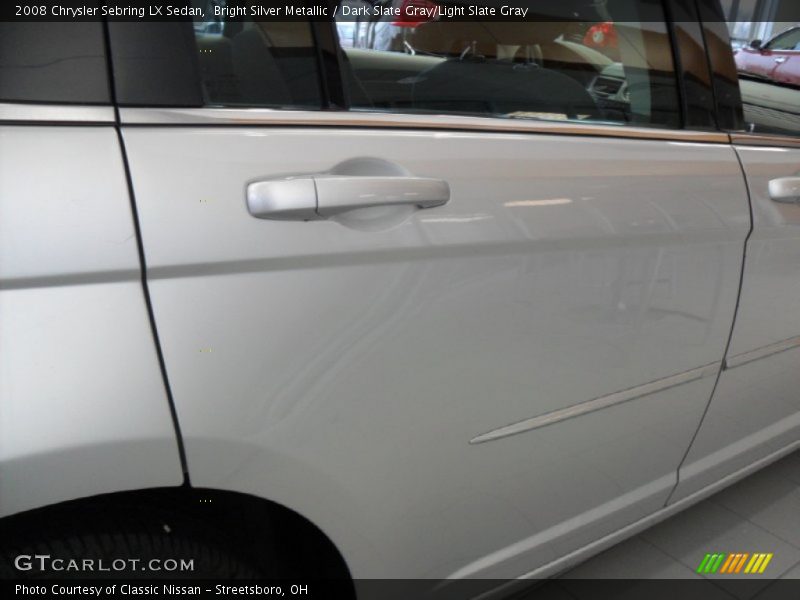 Bright Silver Metallic / Dark Slate Gray/Light Slate Gray 2008 Chrysler Sebring LX Sedan