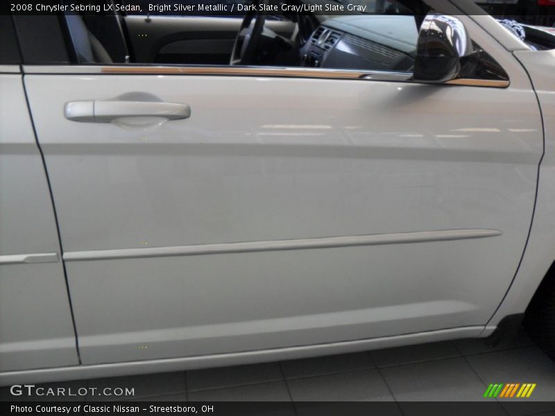 Bright Silver Metallic / Dark Slate Gray/Light Slate Gray 2008 Chrysler Sebring LX Sedan