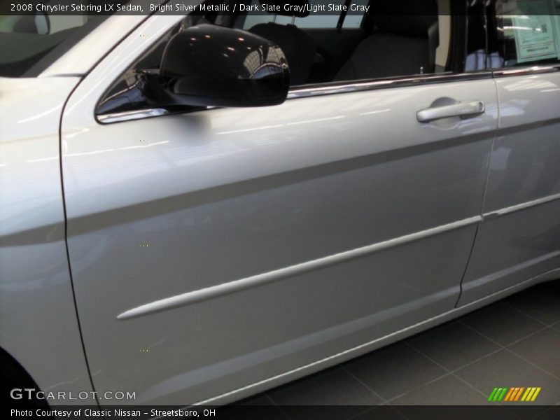 Bright Silver Metallic / Dark Slate Gray/Light Slate Gray 2008 Chrysler Sebring LX Sedan