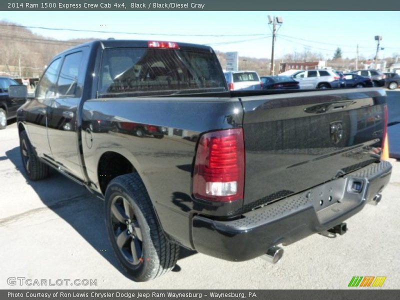 Black / Black/Diesel Gray 2014 Ram 1500 Express Crew Cab 4x4