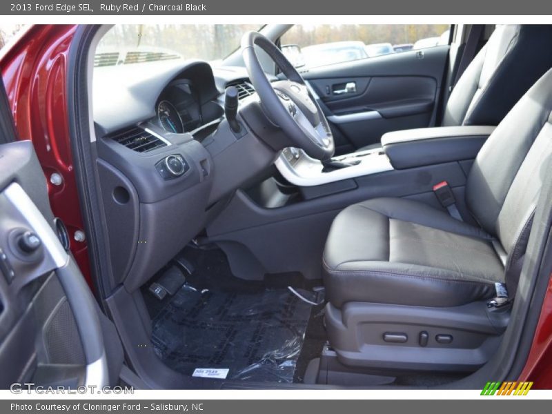 Ruby Red / Charcoal Black 2013 Ford Edge SEL