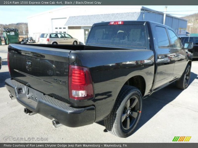 Black / Black/Diesel Gray 2014 Ram 1500 Express Crew Cab 4x4