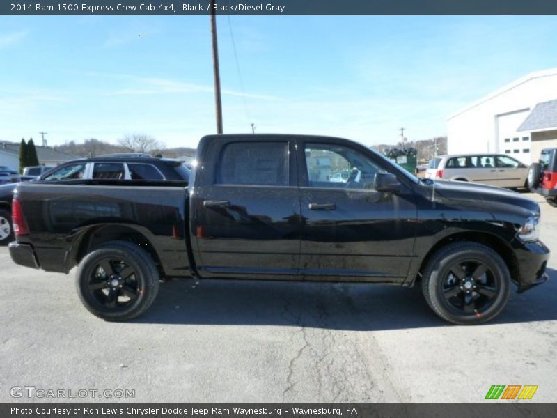 Black / Black/Diesel Gray 2014 Ram 1500 Express Crew Cab 4x4