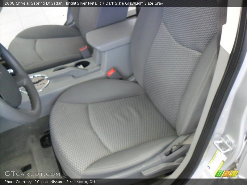 Bright Silver Metallic / Dark Slate Gray/Light Slate Gray 2008 Chrysler Sebring LX Sedan