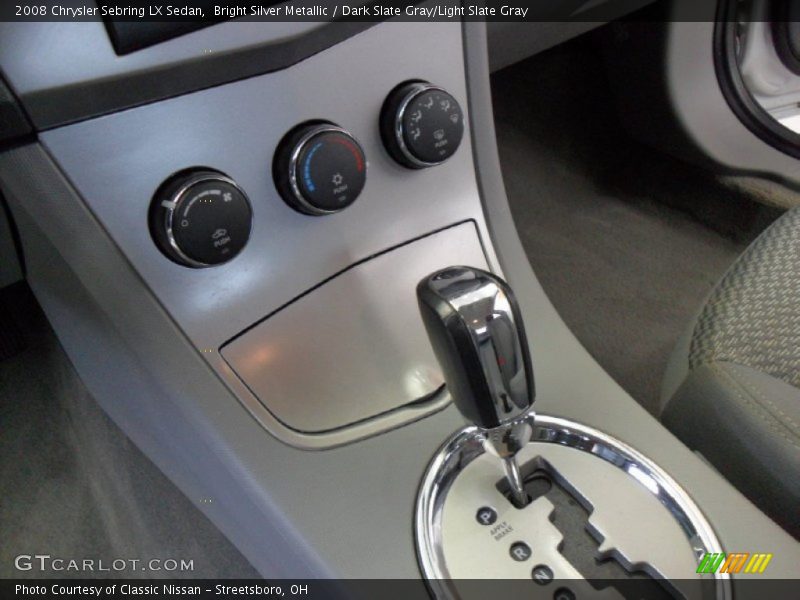 Bright Silver Metallic / Dark Slate Gray/Light Slate Gray 2008 Chrysler Sebring LX Sedan