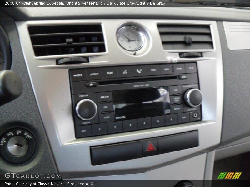 Bright Silver Metallic / Dark Slate Gray/Light Slate Gray 2008 Chrysler Sebring LX Sedan