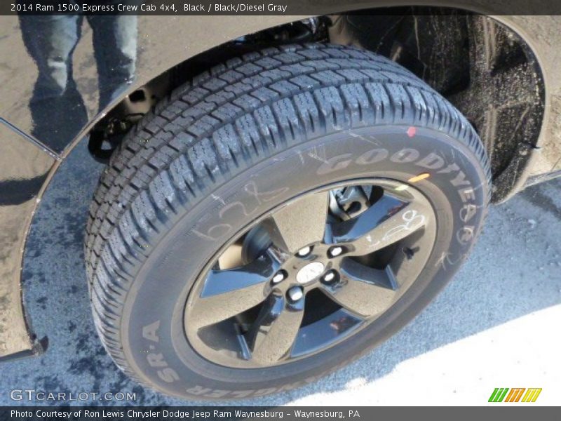 Black / Black/Diesel Gray 2014 Ram 1500 Express Crew Cab 4x4