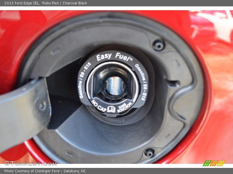 Ruby Red / Charcoal Black 2013 Ford Edge SEL