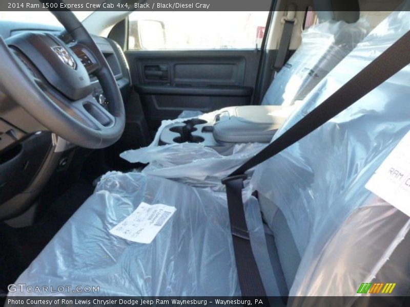 Black / Black/Diesel Gray 2014 Ram 1500 Express Crew Cab 4x4