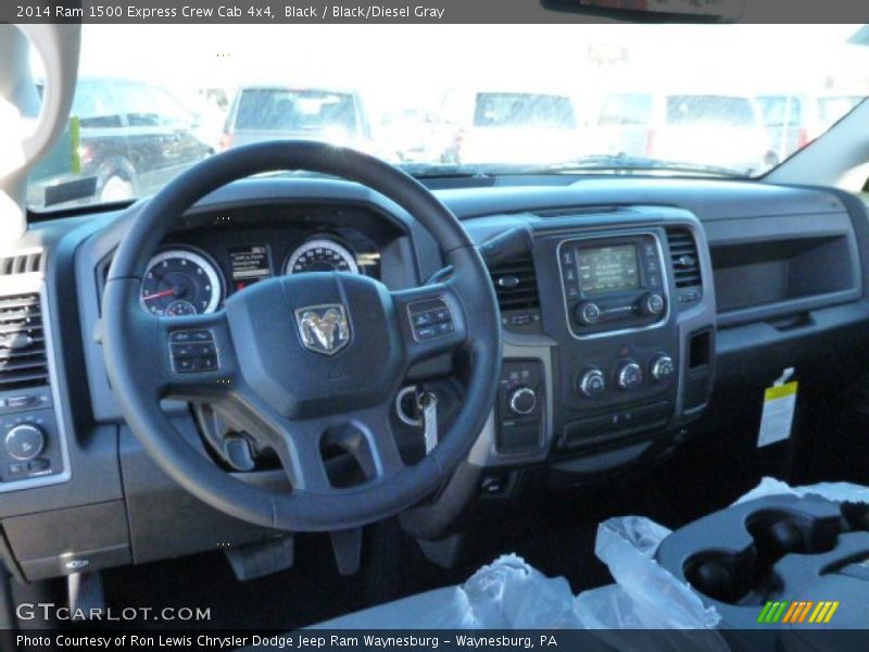 Black / Black/Diesel Gray 2014 Ram 1500 Express Crew Cab 4x4