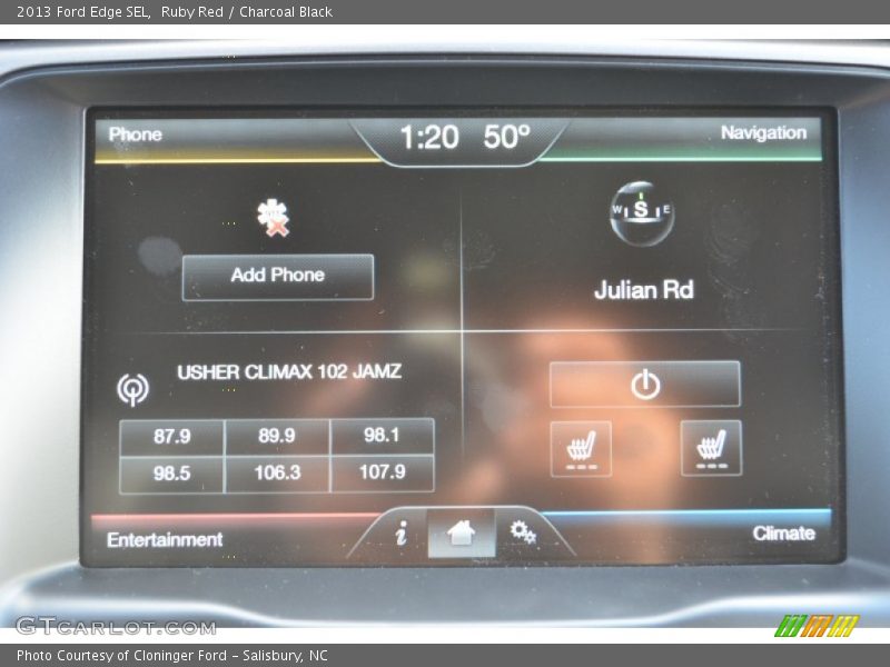 Ruby Red / Charcoal Black 2013 Ford Edge SEL