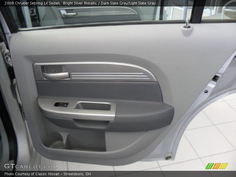 Bright Silver Metallic / Dark Slate Gray/Light Slate Gray 2008 Chrysler Sebring LX Sedan