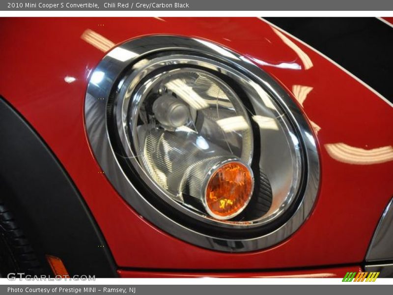 Chili Red / Grey/Carbon Black 2010 Mini Cooper S Convertible