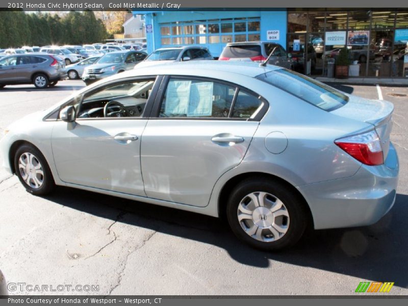 Cool Mist Metallic / Gray 2012 Honda Civic Hybrid Sedan