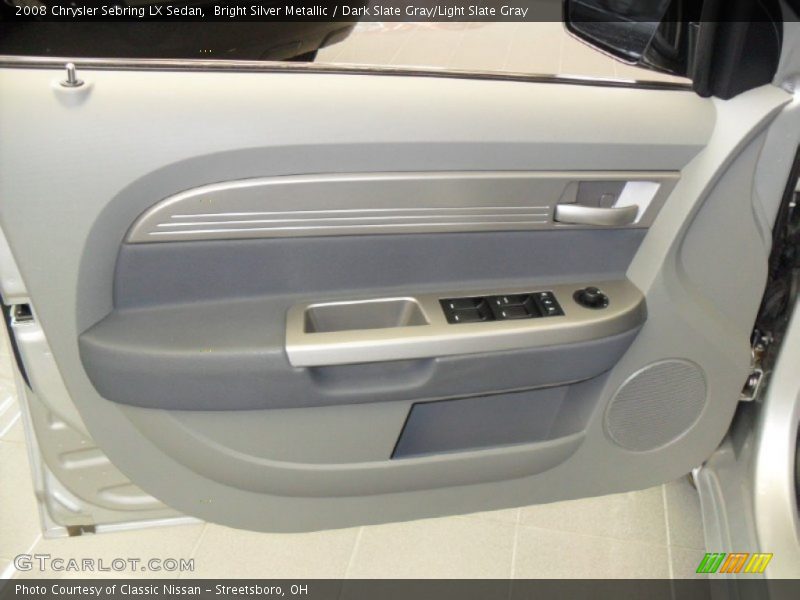 Bright Silver Metallic / Dark Slate Gray/Light Slate Gray 2008 Chrysler Sebring LX Sedan