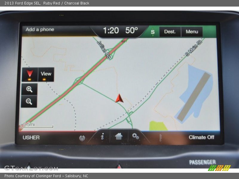 Ruby Red / Charcoal Black 2013 Ford Edge SEL