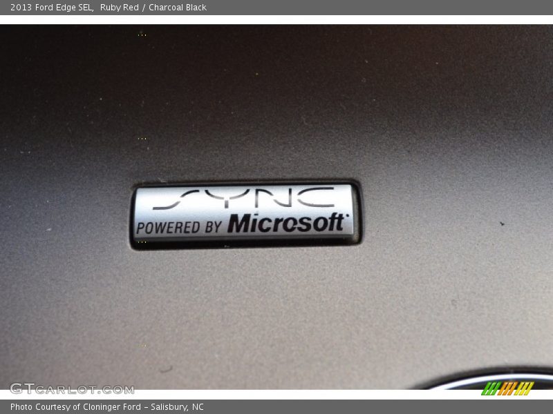 Ruby Red / Charcoal Black 2013 Ford Edge SEL