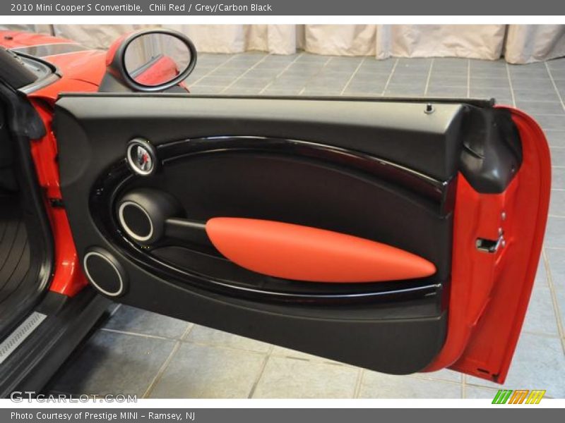 Chili Red / Grey/Carbon Black 2010 Mini Cooper S Convertible