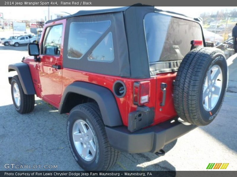 Flame Red / Black 2014 Jeep Wrangler Sport 4x4