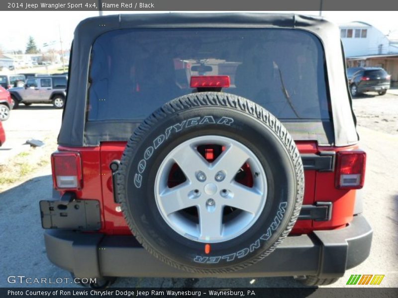 Flame Red / Black 2014 Jeep Wrangler Sport 4x4