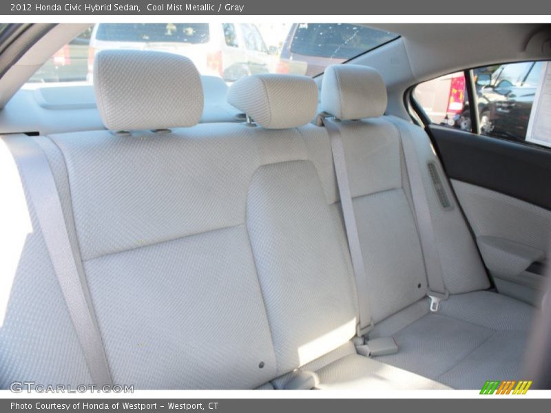 Cool Mist Metallic / Gray 2012 Honda Civic Hybrid Sedan