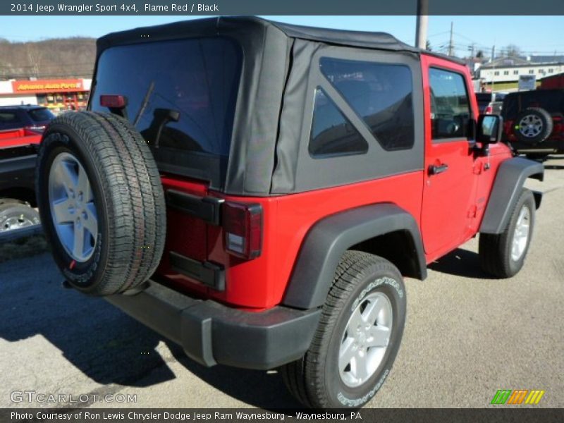 Flame Red / Black 2014 Jeep Wrangler Sport 4x4