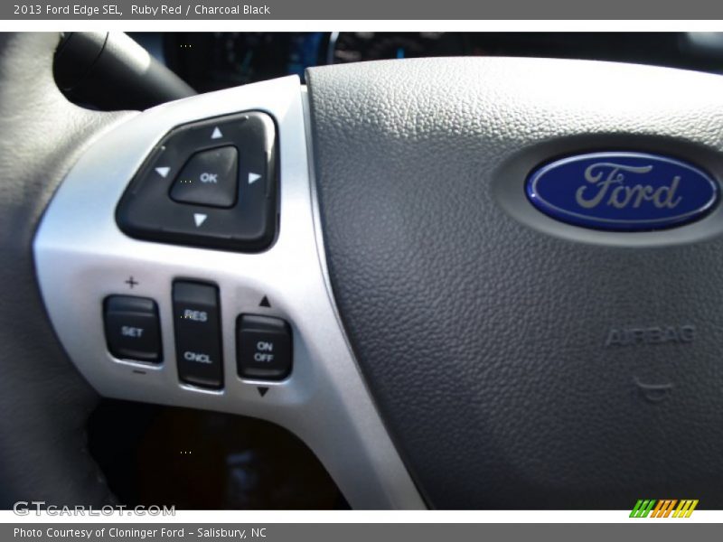 Ruby Red / Charcoal Black 2013 Ford Edge SEL