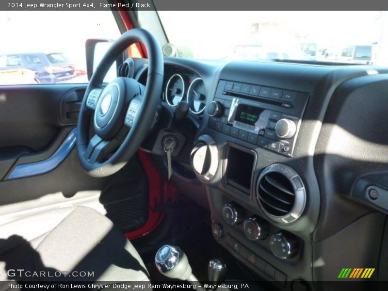 Flame Red / Black 2014 Jeep Wrangler Sport 4x4