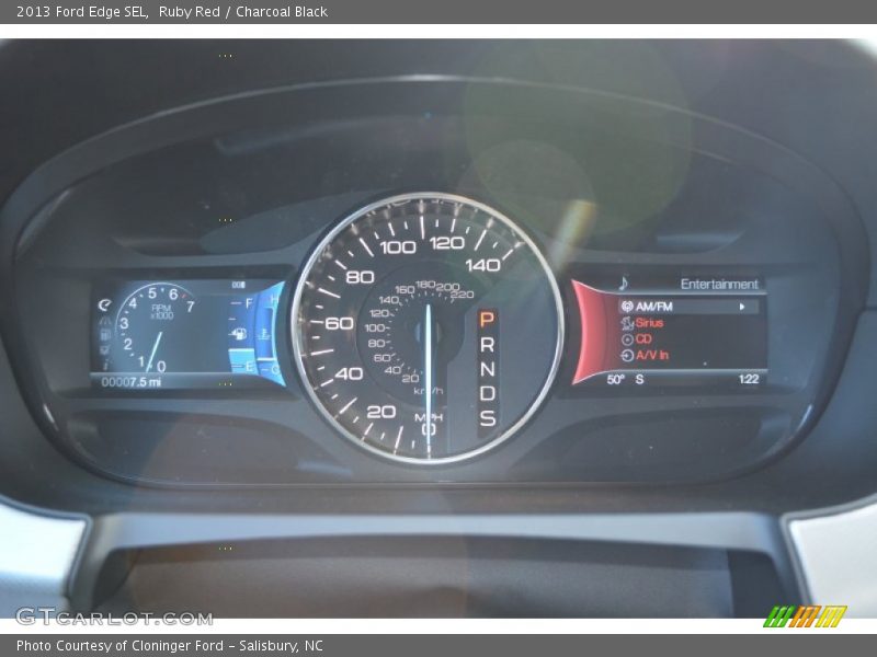 Ruby Red / Charcoal Black 2013 Ford Edge SEL