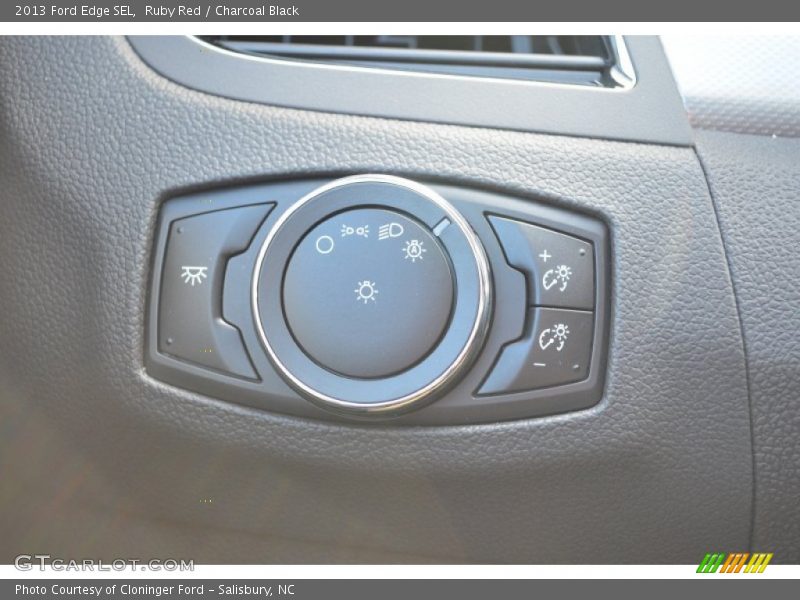 Ruby Red / Charcoal Black 2013 Ford Edge SEL