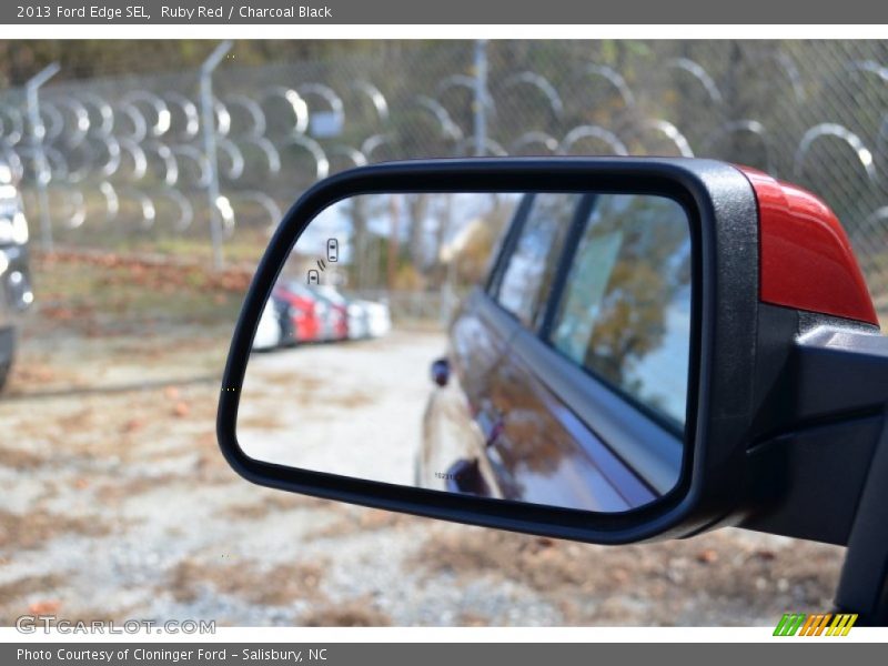Ruby Red / Charcoal Black 2013 Ford Edge SEL