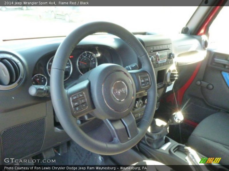 Flame Red / Black 2014 Jeep Wrangler Sport 4x4