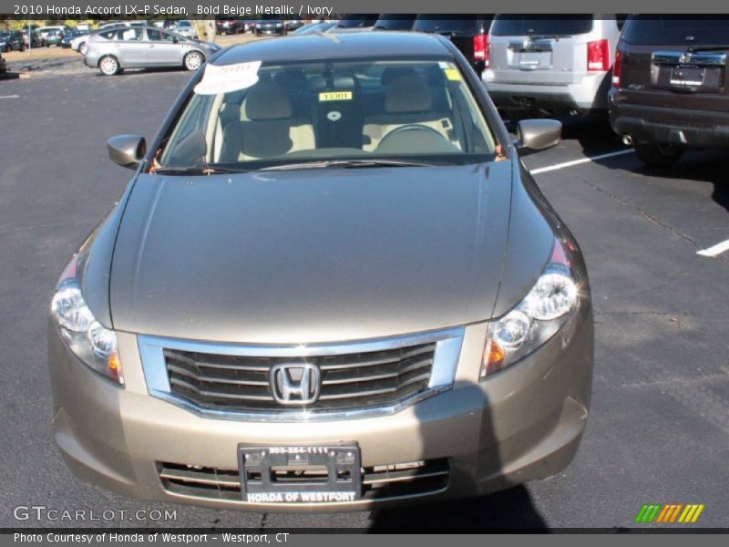 Bold Beige Metallic / Ivory 2010 Honda Accord LX-P Sedan