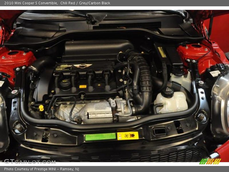 Chili Red / Grey/Carbon Black 2010 Mini Cooper S Convertible