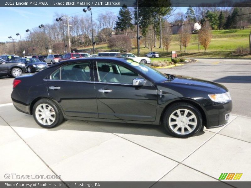 Tuxedo Black Metallic / Dark Charcoal 2012 Lincoln MKZ AWD
