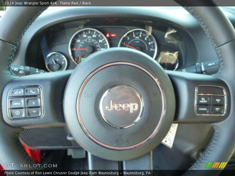 Flame Red / Black 2014 Jeep Wrangler Sport 4x4