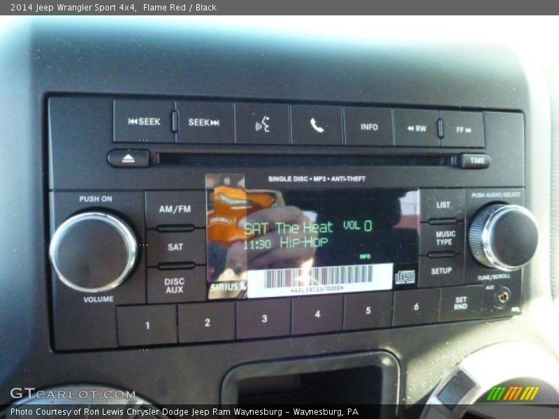Flame Red / Black 2014 Jeep Wrangler Sport 4x4