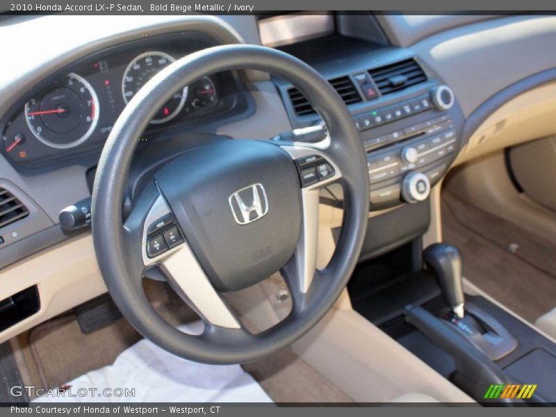 Bold Beige Metallic / Ivory 2010 Honda Accord LX-P Sedan