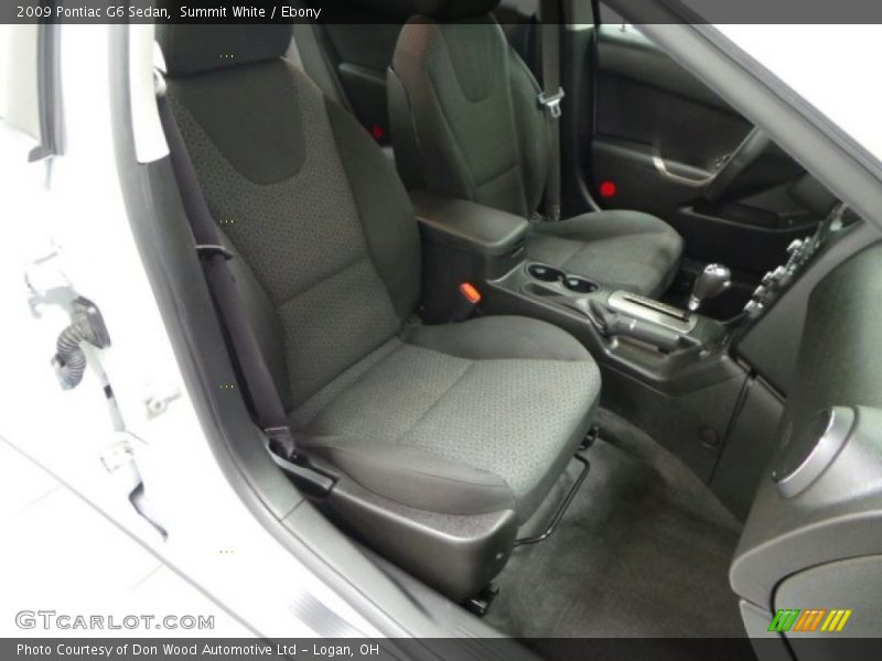 Summit White / Ebony 2009 Pontiac G6 Sedan