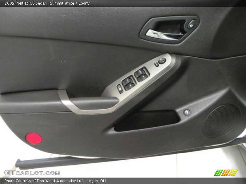 Summit White / Ebony 2009 Pontiac G6 Sedan