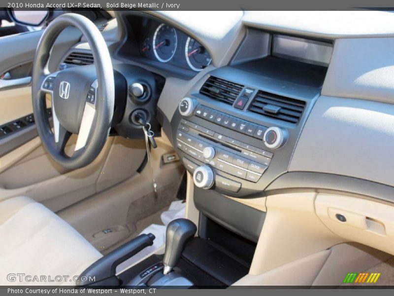 Bold Beige Metallic / Ivory 2010 Honda Accord LX-P Sedan