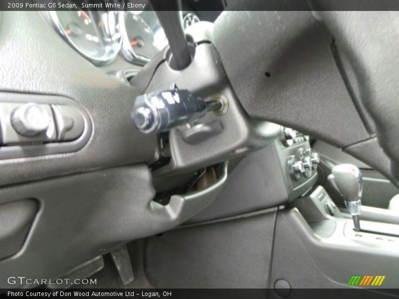 Summit White / Ebony 2009 Pontiac G6 Sedan