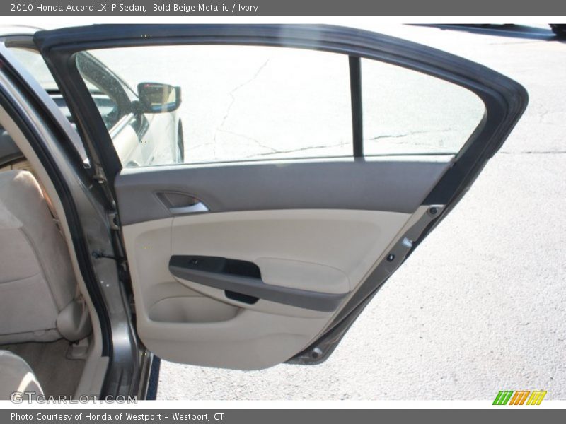 Bold Beige Metallic / Ivory 2010 Honda Accord LX-P Sedan