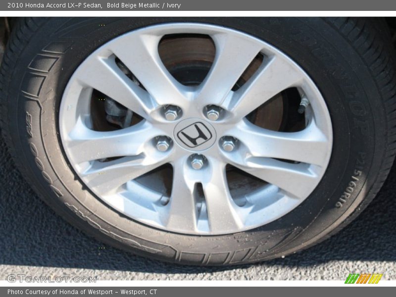 Bold Beige Metallic / Ivory 2010 Honda Accord LX-P Sedan