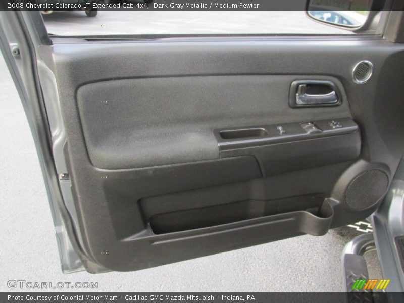 Dark Gray Metallic / Medium Pewter 2008 Chevrolet Colorado LT Extended Cab 4x4