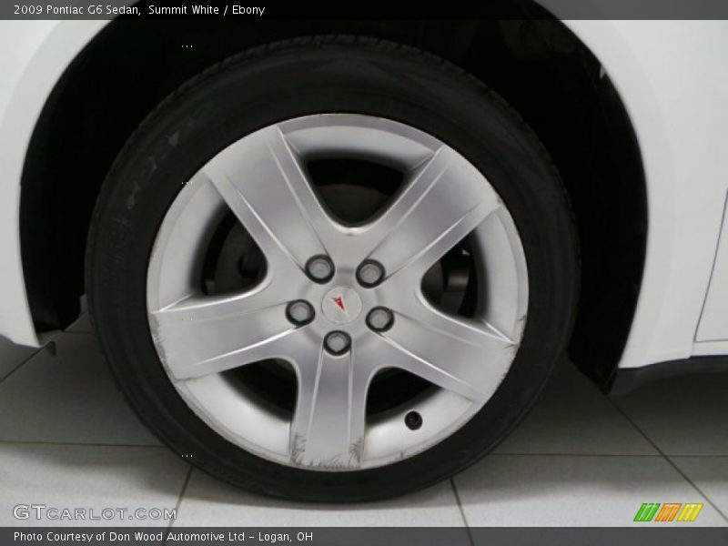 Summit White / Ebony 2009 Pontiac G6 Sedan