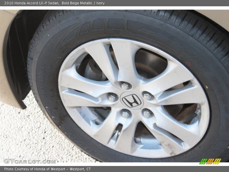 Bold Beige Metallic / Ivory 2010 Honda Accord LX-P Sedan