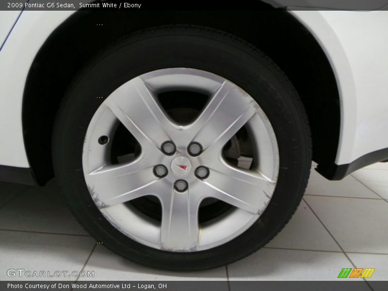 Summit White / Ebony 2009 Pontiac G6 Sedan